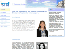 Tablet Screenshot of cref-france.com